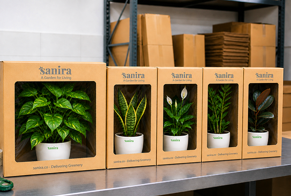 Sanira order packed safely